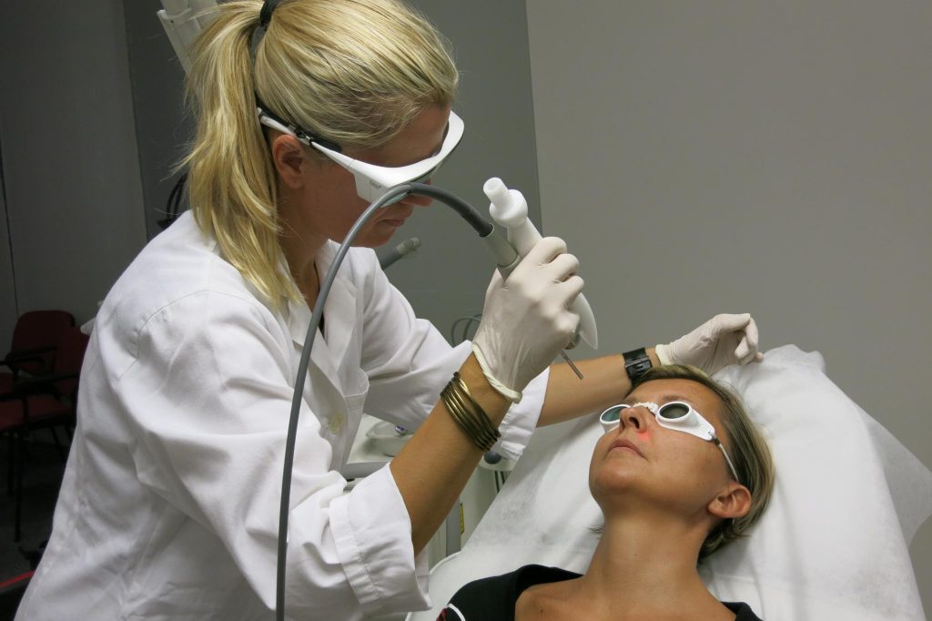 Fotona laser treatment for cystic acne